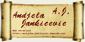 Anđela Jankićević vizit kartica